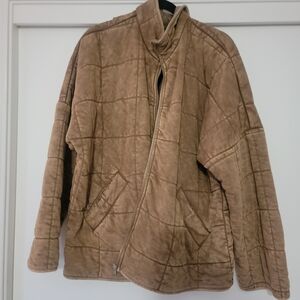 Quilted dolman jacket